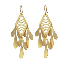 Boucles d'oreilles en métal de belle conception avec boucles d'oreilles plaquées or pour femmes bijoux de mode pour femmes à Low Coast - Product Image 6