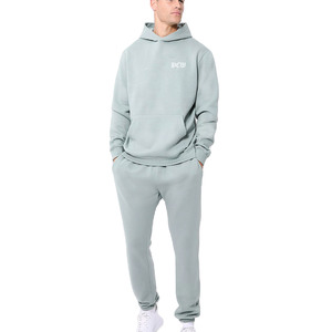 Conjunto Deportivo Oversize de Invierno para Hombre, Estilo Casual y Relajado, Ropa Urbana a la Moda, 100% Algodón Ligero, Personalizable - Product Image 1