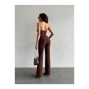 Set due pezzi Bustier donna a righe - Product Image 6