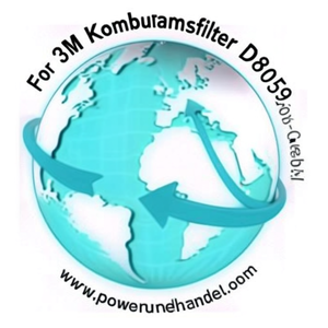 สำหรับ 3M Kombinationsfilter D8059 A1 B1 E1 K1 Click-800 2 ชิ้น พร้อมถุงกรอง - Product Image 2