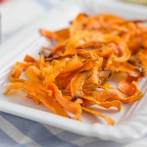 Tiras de zanahorias secas orgánicas, sabrosas patatas fritas de zanahoria en rodajas secas, suministro a granel con excelente sabor - Product Image 3
