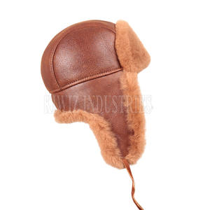Sombrero de piel de oveja de diseño único Sombrero de piel de oveja de etiqueta privada para adultos Venta en línea - Product Image 4