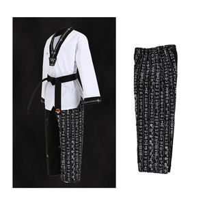 Uniforme de Taekwondo de artes marciales de talla grande con logotipo personalizado Uniforme de Taekwondo de la mejor venta - Product Image 3