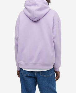 Heavyweight High Quality Oversized Blank Streetwear Unisex Cotton Pullover OEM Custom Puff Print <b>Hoodie</b> - Product Image 2