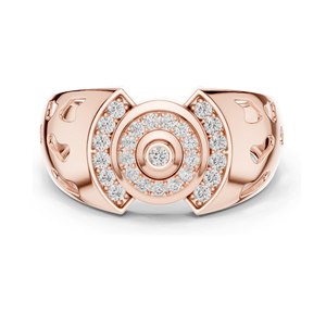 Bague en diamant cultivé en laboratoire de 0,328 carats pour femmes, clarté VVS-VS EF, or 18 carats, 14 carats, 10 carats et argent 925, or rose, or jaune, or blanc - Product Image 1