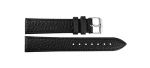 Bracelet de montre intelligent unisexe en cuir noir de luxe 208 avec boucle en acier inoxydable, souple et réglable, pièce de rechange pour montre - Product Image 5