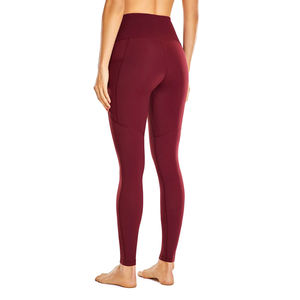 Mallas de Yoga ajustadas personalizadas para mujer, Leggings de entrenamiento de alta calidad, sin costuras, de cintura alta - Product Image 3