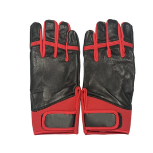 Guantes de bateo de béisbol hechos a medida Guantes de entrenamiento de bateo de béisbol de cuero genuino de la mejor calidad - Product Image 6