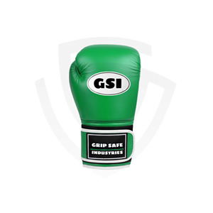 Gants de boxe personnalisés en cuir de vache véritable avec fermeture à lacets et laçage au poignet - Product Image 1