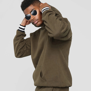 Sudaderas con Capucha Personalizadas de Diseño en Verde Lima, 100% Algodón Premium, Secado Rápido, Transpirables, con Puños Acanalados de Dos Colores para Hombre - Product Image 3