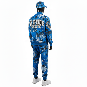 ชุดวอร์มกีฬาแบบสองชิ้น เสื้อฮู้ดและกางเกงเลกกิ้งวิ่งทรงปกติ ผ้าสี่ทิศทางยืดได้ เป็นมิตรกับสิ่งแวดล้อม ออกแบบตามสั่ง - Product Image 4