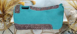 Tapis de selle western classique en feutre de laine de haute qualité avec patchs en cuir véritable, personnalisation disponible, toutes les couleurs - Product Image 3