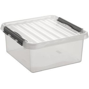 Sunware Q-Line Transparent Plastic <b>Storage</b> Box 40x18x40cm 18L - Product Image 1