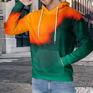 Sudadera con Capucha Unisex de Invierno, Informal, Estampada, 100% Poliéster, Transpirable, de Forro Polar - Product Image 2
