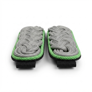 Epaulettes de Uniforme de Oficial Profesional Bordadas en Verde Césped, de Fabricante de Calidad - Product Image 3