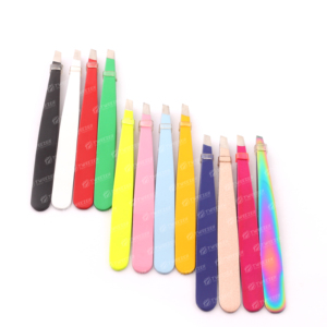 Pince à sourcils japonaise en acier inoxydable durable légère avec un design ergonomique Contrôle confortable pour une utilisation en beauté - Product Image 5