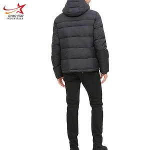 Veste matelassée d'hiver pour hommes de dernière qualité résistante à l'eau et col montant vêtements de gros décontractés - Product Image 4