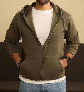 Diseño de marca personalizado 2026 Winter Puff Print Hoodie Hombres 350gsm Oversized Blank Hoodies para invierno - Product Image 5