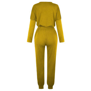 ชุดวอร์มของผู้หญิงน้ำหนักเบาสีพื้นชุดวอร์ม2025ออกแบบได้ตามต้องการ - Product Image 6