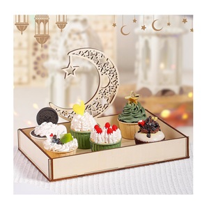 ของตกแต่งรูปพระจันทร์และพระจันทร์ทำจากไม้สมัยใหม่สำหรับตกแต่งโต๊ะวันอีดมูบารักสำหรับงานแต่งงานเทศกาลบ้านงานมุสลิมของขวัญชิ้นกลางโต๊ะแบบทำมือ - Product Image 5