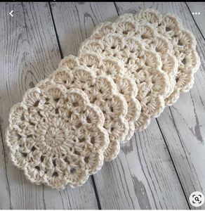 Posavasos de lino elegante con mantel de tela suave redondo de diseño creativo para uso doméstico o en restaurante - Product Image 6