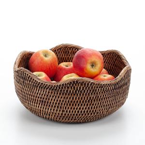 Panier organisateur en rotin tissé à la main, petits paniers à légumes et fruits pour le rangement dans le garde-manger - Product Image 2