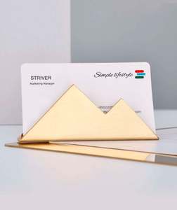 Support de carte de couleur marron/support organisateur de bureau décoration de Table porte-carte Top vente fournitures de bureaux de table - Product Image 3