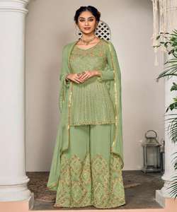 Le plus choisi Georgette broderie séquence Codding travail Lehenga Choli avec Dupatta vêtements de mariage prix de gros vêtement ethnique Alphanumero - Product Image 5