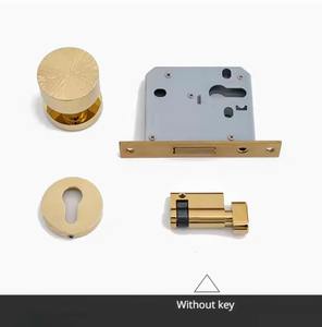 Bouton de porte de concepteur d'or de forme ronde parfait pour la porte de villa d'affichage de porte de maison et le matériel élégant de meubles de l'Inde - Product Image 6