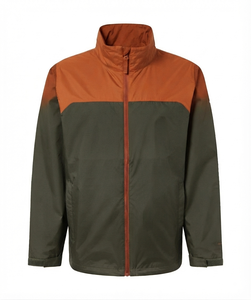 Chaquetas de lluvia para hombre de estilo casual con logotipo personalizado, impermeables, cortavientos, con cierre de cremallera y cuello alto, para unisex. - Product Image 1