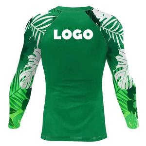 T-shirt de compression unisexe à manches longues en spandex imprimé par sublimation personnalisé, séchage rapide, respirant, pour le sport et la course à pied - Product Image 2