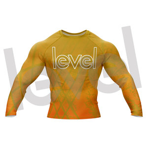 New Arrival Plain Rash Guards Wholesale Custom Printed No Gi Men's Rash Guard <b>Shirt</b> <b>Compression</b> <b>Shirts</b> - Product Image 1