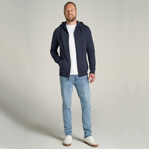 Sudadera con Capucha para Hombre, de Alta Calidad, Corte Regular, con Logotipo Personalizado, Elegante, con Bolsillos, Cierre de Cremallera, Impermeable, Tejida, 100% Algodón, Lisa, Venta al Por Mayor - Product Image 5