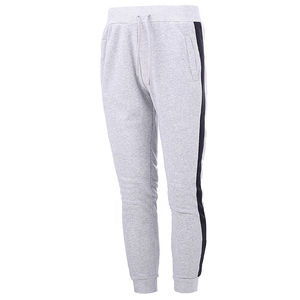 Pantalones de chándal rectos de cintura alta para hombre, pantalones de chándal informales, ropa deportiva de lona con rayas laterales, tela no tejida, deportes de Fitness - Product Image 3