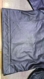 Veste en cuir moderne avec logo de marque pour hommes réversible en cuir véritable, tissu en toile de denim de qualité fiable, produit le plus demandé - Product Image 4