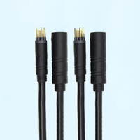 Faisceau de câbles de rallonge personnalisé connecteur de câble de moteur étanche à 9 broches pour isolation en caoutchouc de moto de vélo électrique électronique