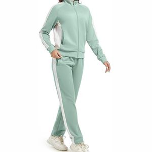 Ensemble de survêtement imprimé ajusté en 2 pièces pour femmes de qualité supérieure Sweat-shirts chauds de haute qualité pour l'hiver Vêtements décontractés - Product Image 3