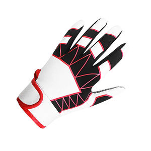 Gants de frappeur de baseball en cuir pour gaucher avec support de poignet – Couleurs et tailles personnalisables, fermeture auto-agrippante, directement de l'usine - Product Image 4
