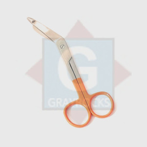 Ciseaux à pansement en acier inoxydable de haute qualité Instruments médicaux manuels avec poignée colorée pour les soins infirmiers et chirurgicaux - Product Image 2