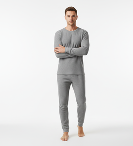 Traje Térmico Coldline Armor Gris para Hombre, Suave, Manga Larga, Tejido Transpirable que Retiene el Calor, Estructurado para Zonas Frías - Product Image 5