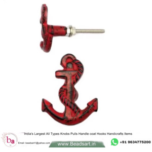 ที่ยึดเหล็กหล่อพร้อมลูกบิดสีแดงสำหรับเฟอร์นิเจอร์สำหรับห้องครัวห้องนอนโต๊ะเครื่องแป้งห้องน้ำใช้ในคลังสินค้ากลางแจ้งและโรงแรม - Product Image 1