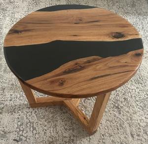 Table basse en résine faite à la main au design unique avec une finition luxueuse et une surface artistique décorative pour le salon à prix de gros - Product Image 5