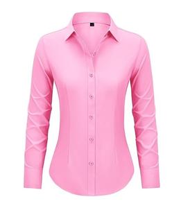 ชุดเดรสเชิ้ตสำหรับผู้หญิงชุดเดรสผ้าฝ้าย100% แบบทางการสำหรับธุรกิจ - Product Image 6