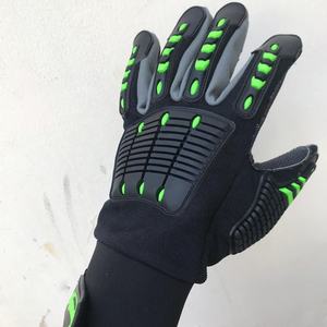 Wholesale Popular Heavy Duty Work Gloves, Oil Gas Resistant Work Gloves, Cut Resistant <b>TPR</b> Impact Utility Gloves - Product Image 1