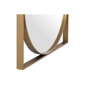 Cadre de miroir en laiton finition antique de luxe, style vintage, pour couloir, entrée, doré poli, tailles personnalisées - Product Image 2