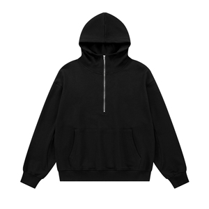 Sudaderas con capucha de manga larga para hombre de gran oferta para adultos Servicio OEM ODM Hecho en el mejor material Sudaderas con capucha para hombre con cremallera de cuarto para hombre - Product Image 1