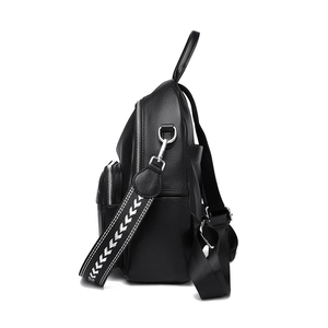 กระเป๋าเป้หนังแท้ใช้ได้ทั้งชายและหญิง, กระเป๋าเป้สะพายหลังมีหลายกระเป๋าสไตล์วินเทจกระเป๋าเดินทางกลางแจ้งธุรกิจกันขโมยสำหรับนักเรียนไปโรงเรียน - Product Image 3