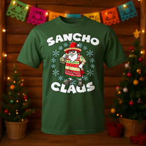 Maglietta Promozionale di Natale con Babbo Natale Messicano Sancho - Product Image 3