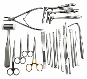Juego de 21 Instrumentos para Rinoplastia |   Kit de instrumentos quirúrgicos para cirugía nasal y cirugía plástica para procedimientos de rinoplastia - Product Image 1