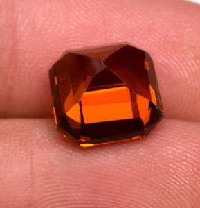 Grado superior 100% Natural certificado naranja rojo Hessonite granate genuino suelto calibrado tamaño piedra preciosa mejor para el uso de la fabricación de joyas - Product Image 2